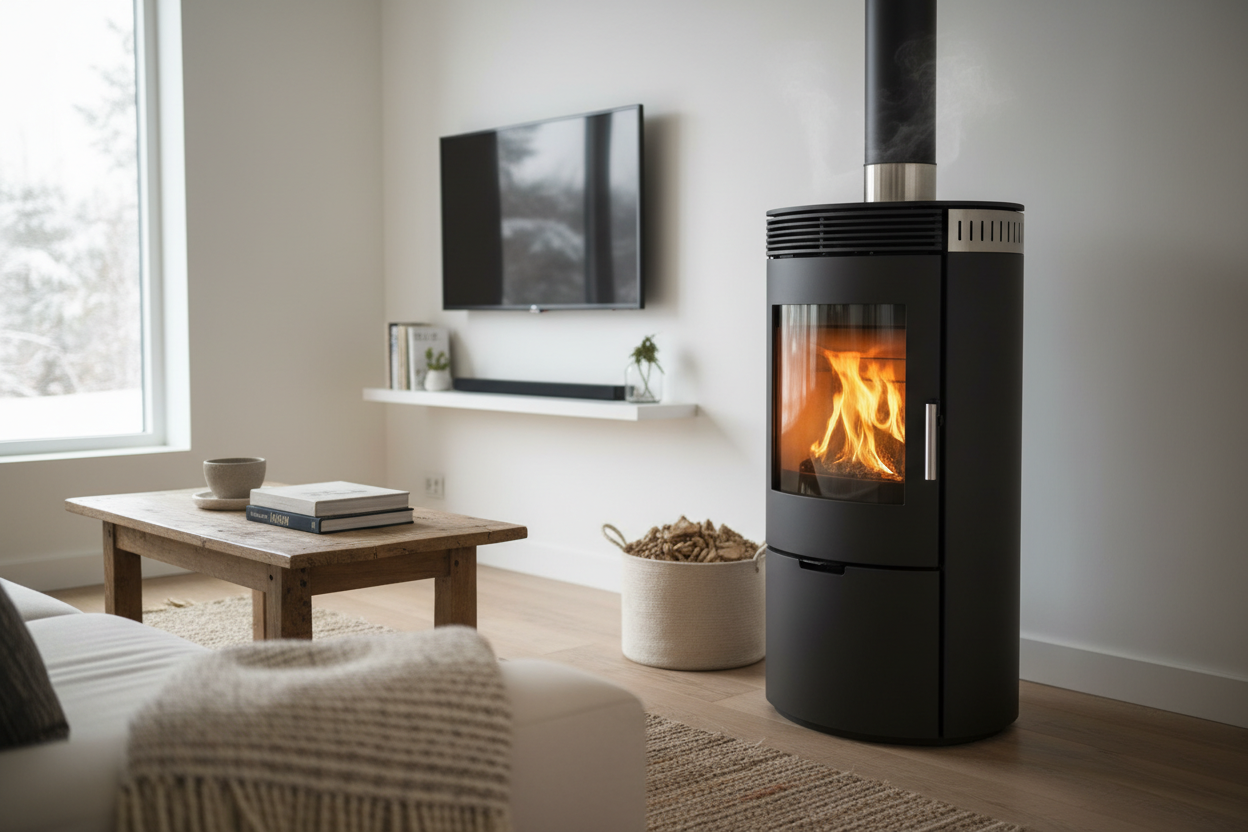 wood pellet stove
